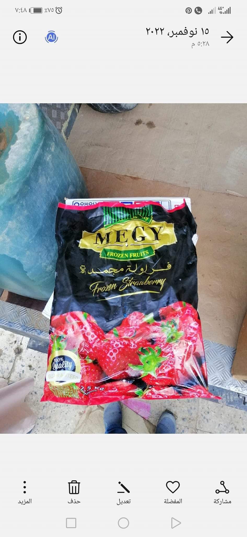 فراوله فودكس 1000 كجم - الصورة 3